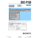 Sony DSC-P150 (serv.man13) Service Manual
