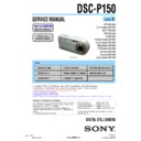Sony DSC-P150 (serv.man2) Service Manual