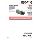 Sony DSC-P150 (serv.man3) Service Manual