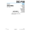 Sony DSC-P150 (serv.man6) Service Manual