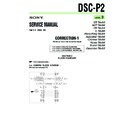Sony DSC-P2 (serv.man5) Service Manual