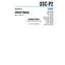 Sony DSC-P2 (serv.man6) Service Manual
