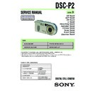 Sony DSC-P2 Service Manual