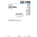Sony DSC-P200 (serv.man9) Service Manual