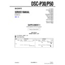 dsc-p30, dsc-p50 (serv.man7) service manual