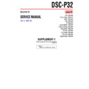 dsc-p32 (serv.man5) service manual