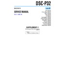 Sony DSC-P32 (serv.man6) Service Manual