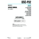 Sony DSC-P32 (serv.man8) Service Manual
