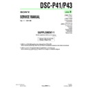 Sony DSC-P41, DSC-P43 (serv.man6) Service Manual