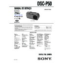 Sony DSC-P50 Service Manual