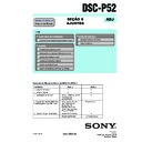 Sony DSC-P52 (serv.man8) Service Manual