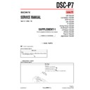 Sony DSC-P7 (serv.man5) Service Manual