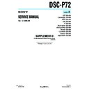 Sony DSC-P72 (serv.man10) Service Manual