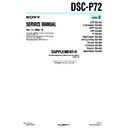 Sony DSC-P72 (serv.man12) Service Manual