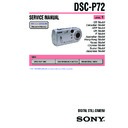 Sony DSC-P72 (serv.man3) Service Manual