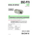 Sony DSC-P73 (serv.man13) Service Manual