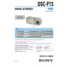 Sony DSC-P73 (serv.man14) Service Manual
