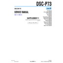 Sony DSC-P73 (serv.man5) Service Manual