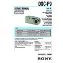 Sony DSC-P9 (serv.man2) Service Manual