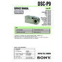 Sony DSC-P9 Service Manual