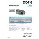 Sony DSC-P93 (serv.man11) Service Manual