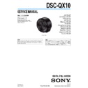 Sony DSC-QX10 Service Manual