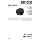 Sony DSC-QX30 Service Manual