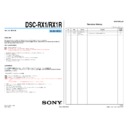 Sony DSC-RX1, DSC-RX1R (serv.man3) Service Manual