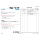Sony DSC-RX100 (serv.man3) Service Manual