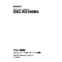 Sony DSC-RX100M4 (serv.man2) Service Manual