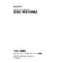 Sony DSC-RX10M2 Service Manual