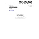 Sony DSC-S30, DSC-S50 (serv.man4) Service Manual