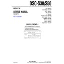 Sony DSC-S30, DSC-S50 (serv.man6) Service Manual