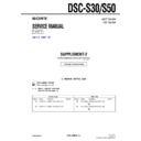 Sony DSC-S30, DSC-S50 (serv.man7) Service Manual