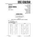 Sony DSC-S30, DSC-S50 (serv.man9) Service Manual