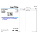 Sony DSC-S3000 Service Manual