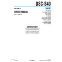 Sony DSC-S40 (serv.man10) Service Manual