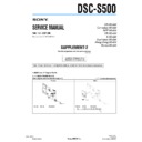 Sony DSC-S500 (serv.man3) Service Manual