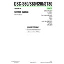Sony DSC-S60, DSC-S80, DSC-S90, DSC-ST80 (serv.man11) Service Manual