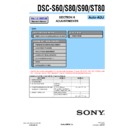 Sony DSC-S60, DSC-S80, DSC-S90, DSC-ST80 (serv.man4) Service Manual