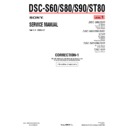 Sony DSC-S60, DSC-S80, DSC-S90, DSC-ST80 (serv.man9) Service Manual