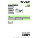Sony DSC-S600 (serv.man10) Service Manual