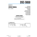 Sony DSC-S650 (serv.man4) Service Manual