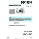 Sony DSC-S650 (serv.man5) Service Manual