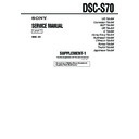 Sony DSC-S70 (serv.man5) Service Manual