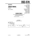 Sony DSC-S70 (serv.man7) Service Manual