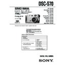 Sony DSC-S70 Service Manual