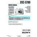 Sony DSC-S700 Service Manual