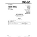 Sony DSC-S75 (serv.man10) Service Manual