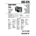 Sony DSC-S75 (serv.man3) Service Manual